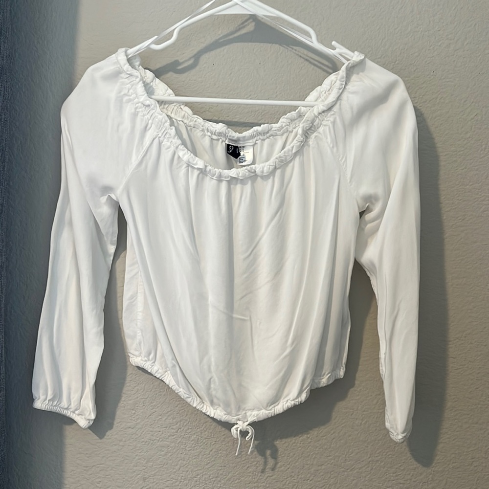 White summer crop top